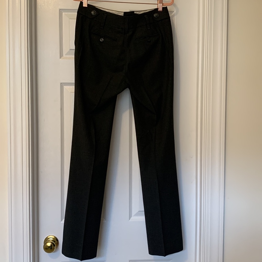 Women’s gray slacks with button pockets Sz 2 - Picture 8 of 9